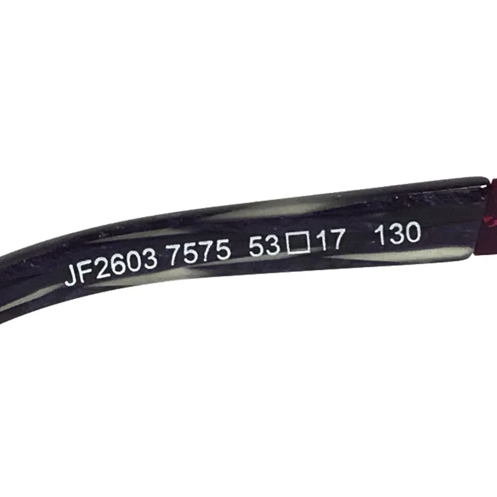 J.F. Rey Eyeglasses Frames JF2603 7575 Purple Reptile Lizard Print 53-17-130